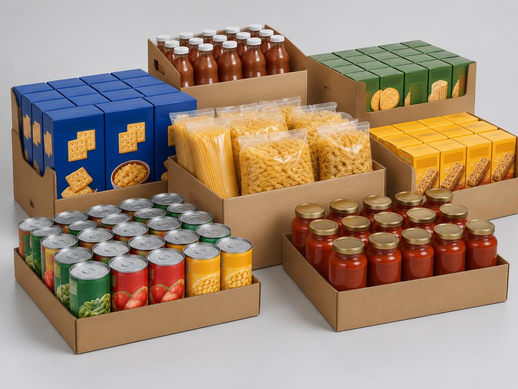 Wholesale grocery products in bulk cases