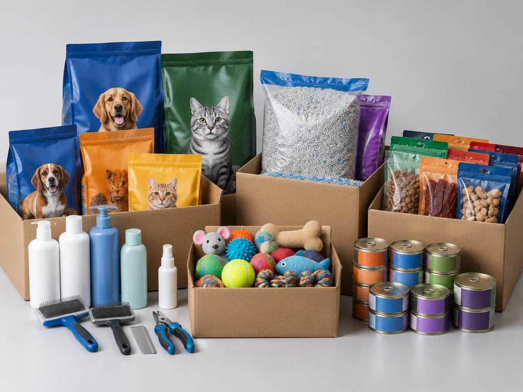 Wholesale pet supplies products in bulk cases